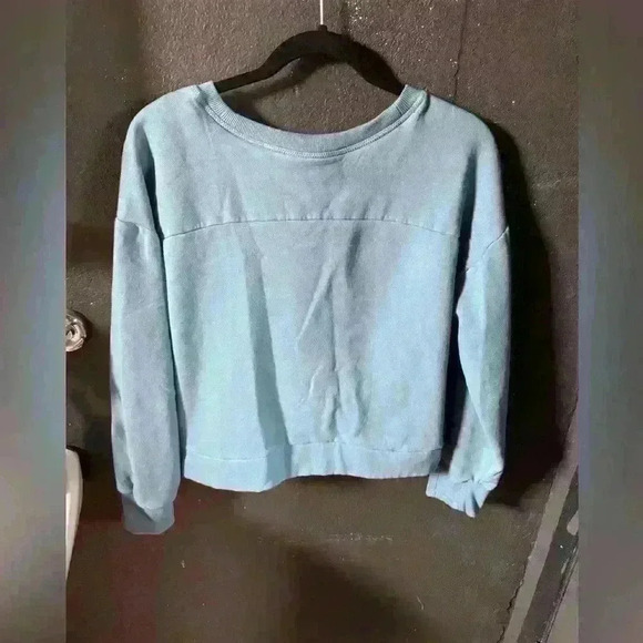 Girls Athleta Blue Twist Front Sweatshirt XXL - Picture 3 of 4